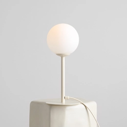 Lampada da tavolo minimalista PINNE TABLE CREAM